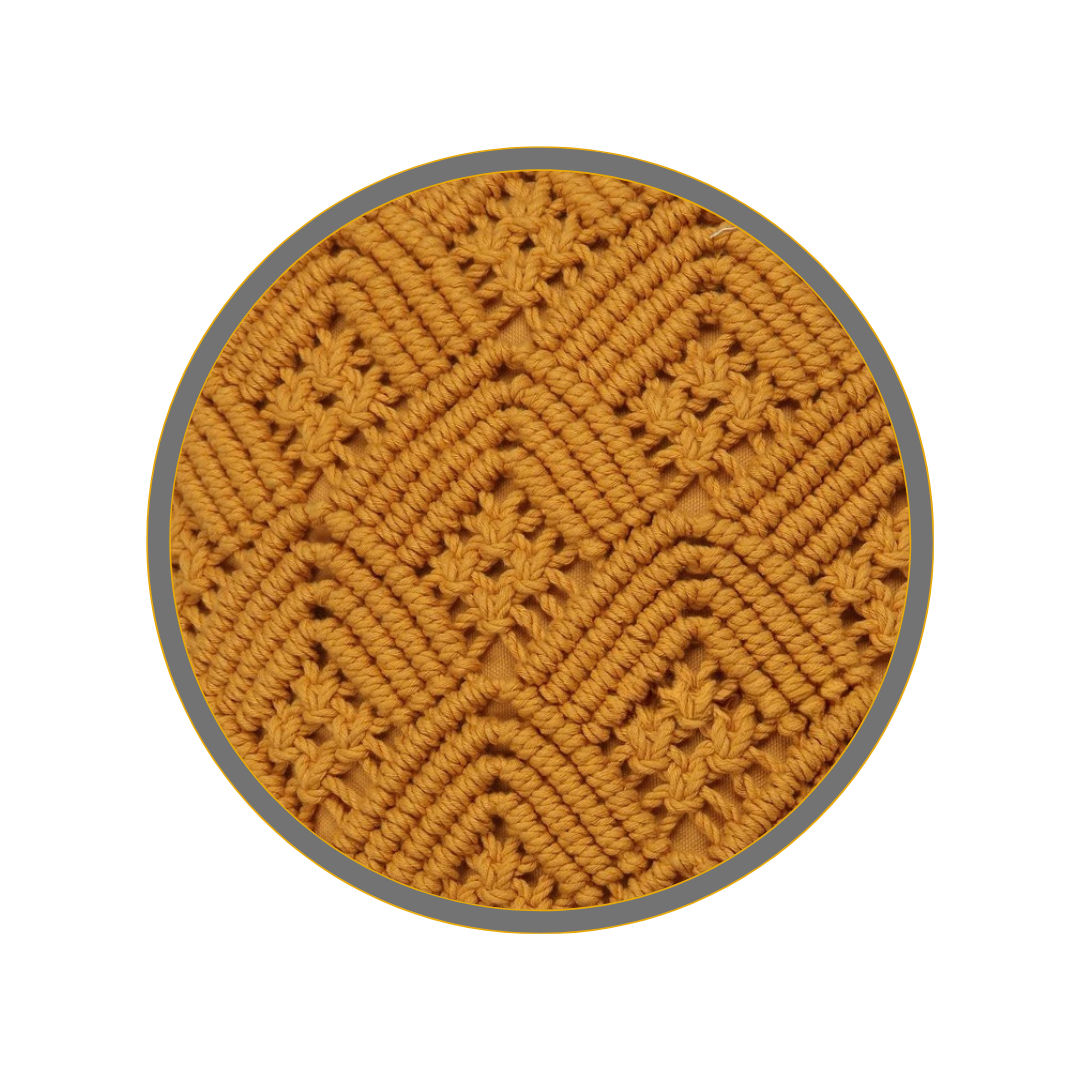 Cozy chic Macrame Sofa Cushion Cover